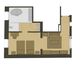 AR BUE Algodon Recoleta Suite floor plan.jpg (14073 bytes)